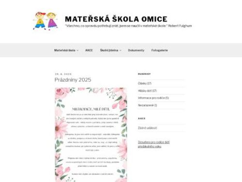 Mateřská škola Omice