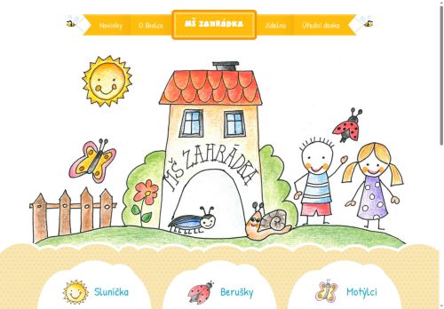 Zobrazit webové stránky Mateřská škola Zahrádka Šlapanice
