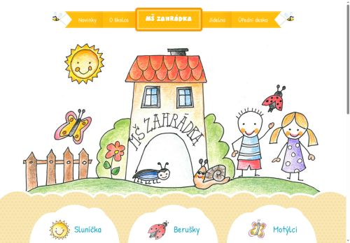 Zobrazit webové stránky Mateřská škola Zahrádka Šlapanice