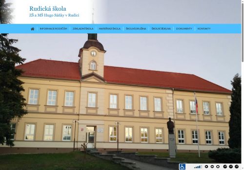 Zobrazit webové stránky ZŠ a MŠ Hugo Sáňky, Rudice
