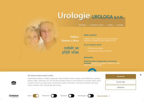 Zobrazit webové stránky Urologická ambulance - MUDr. Martina Přerovská