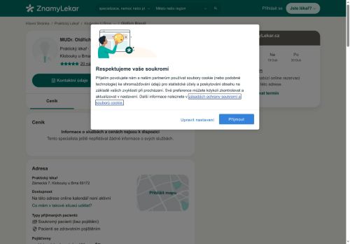 Zobrazit webové stránky Praktický lékař - MUDr. Oldřich Blanář