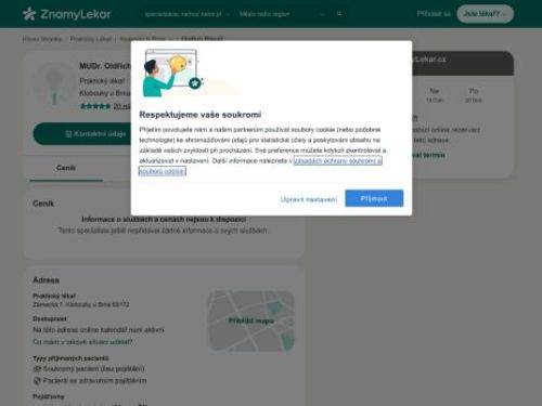 Praktický lékař - MUDr. Oldřich Blanář