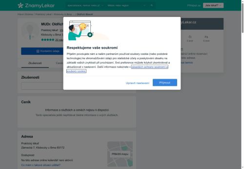 Zobrazit webové stránky Praktický lékař - MUDr. Oldřich Blanář