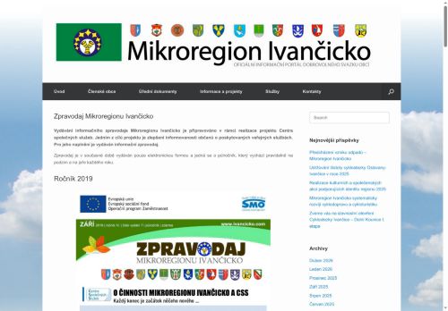 Zobrazit webové stránky Zpravodaj Mikroregionu Ivančicko