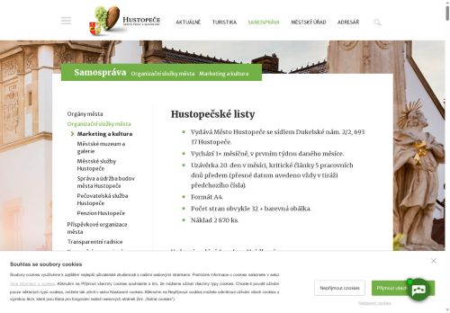 Zobrazit webové stránky Hustopečské listy