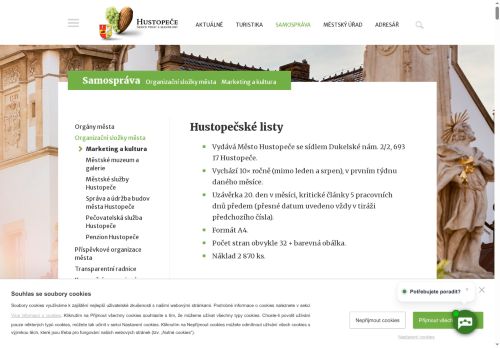 Zobrazit webové stránky Hustopečské listy