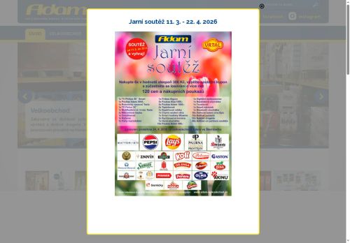 ADAM VELKOOBCHOD, s.r.o. nabízí práci na pozici Prodavač/ka - pokladní/k v obci Holešov