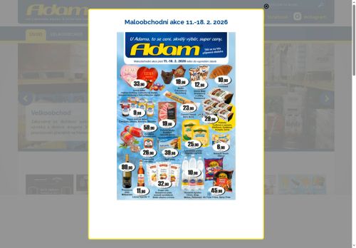 ADAM VELKOOBCHOD, s.r.o. nabízí práci na pozici Prodavač/ka - pokladní/k v obci Holešov