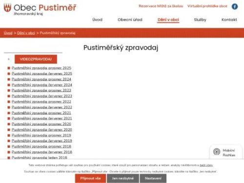 Pustiměřský zpravodaj