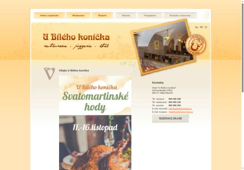 Zobrazit webové stránky U Bílého koníčka