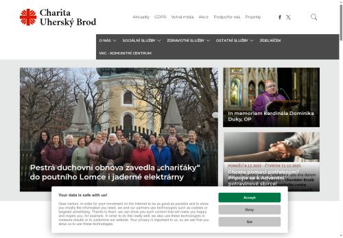 Charita Uherský Brod nabízí práci na pozici všeobecná sestra v obci Uherský Brod