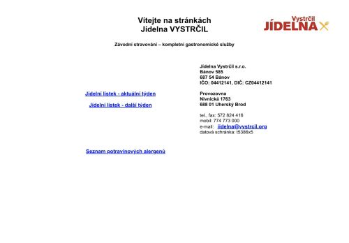 Jídelna Vystrčil s.r.o. nabízí práci na pozici pomocnice/pomocník v kuchyni v obci Uherský Brod