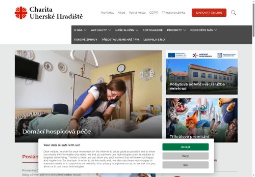 Webové stránky LIDUMILA s.r.o., Uherské Hradiště