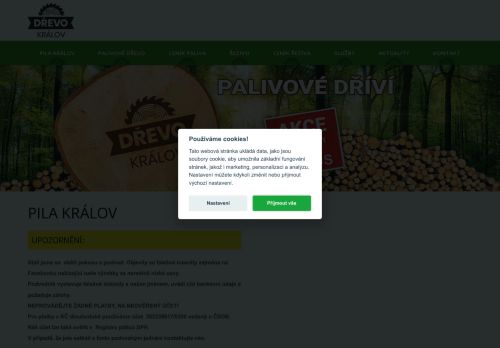 Dřevo Králov, s.r.o. nabízí práci na pozici pilař v obci Uherský Brod