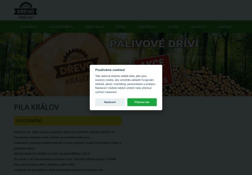 Dřevo Králov, s.r.o. nabízí práci na pozici pilař v obci Uherský Brod