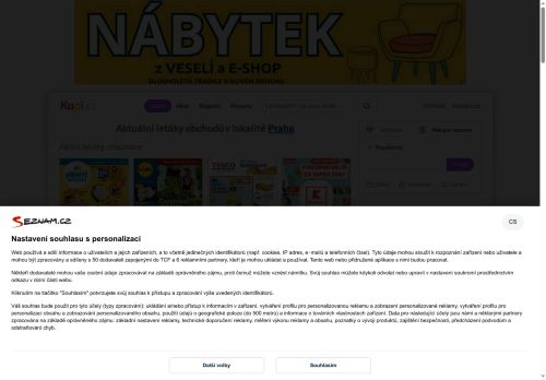 Webové stránky Kupi.cz retail, s.r.o., Uherské Hradiště