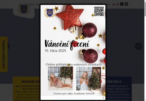 Webové stránky Academic School, Mateřská škola, základní škola a střední škola, s.r.o., Uherské Hradiště