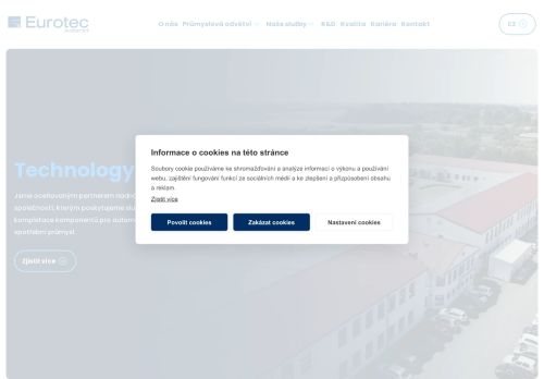 Zobrazit webové stránky Eurotec k.s.
