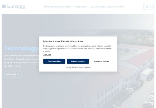 Zobrazit webové stránky Eurotec k.s.
