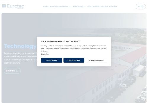 Zobrazit webové stránky Eurotec k.s.