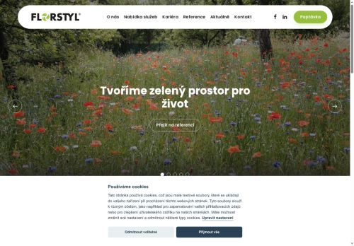 Webové stránky FLORSTYL s.r.o., Nedakonice