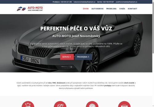 Zobrazit webové stránky AUTO-MOTO Josef Novoměstský