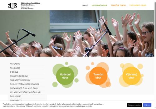 Zobrazit webové stránky Základní umělecká škola Františka France Slavkov u Brna