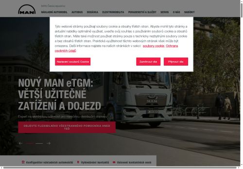 Zobrazit webové stránky MAN Truck & Bus Czech Republic s.r.o. – Rousínov