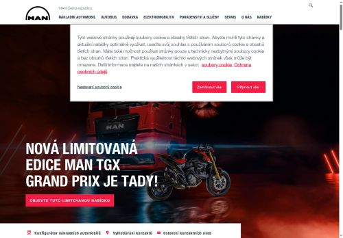 Zobrazit webové stránky MAN Truck & Bus Czech Republic s.r.o. – Rousínov