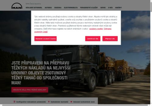 Zobrazit webové stránky MAN Truck & Bus Czech Republic s.r.o. – Rousínov