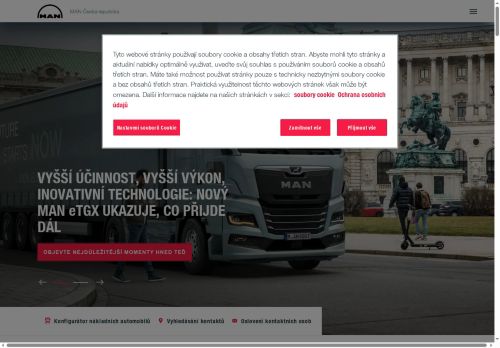 Zobrazit webové stránky MAN Truck & Bus Czech Republic s.r.o. – Rousínov