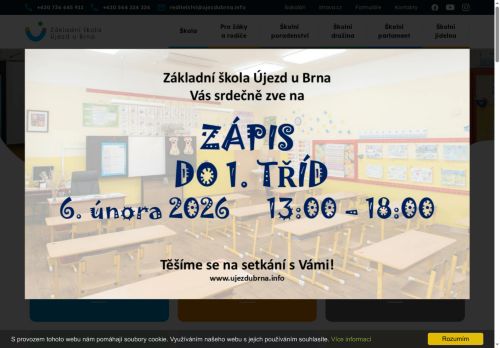 Zobrazit webové stránky Základní škola Újezd u Brna