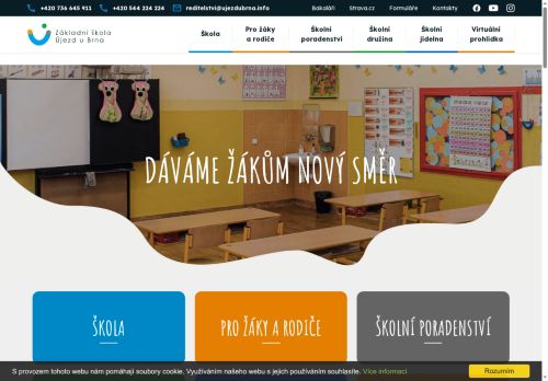 Zobrazit webové stránky Základní škola Újezd u Brna