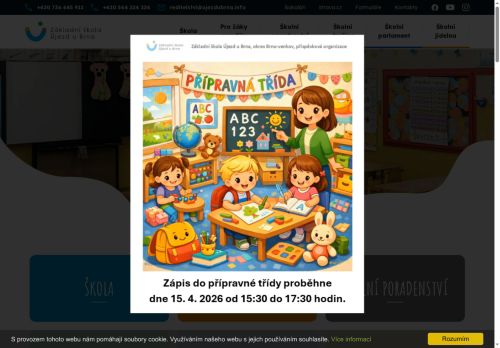 Zobrazit webové stránky Základní škola Újezd u Brna