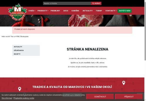 Zobrazit webové stránky Makovec, a.s. - prodejna Slavkov u Brna