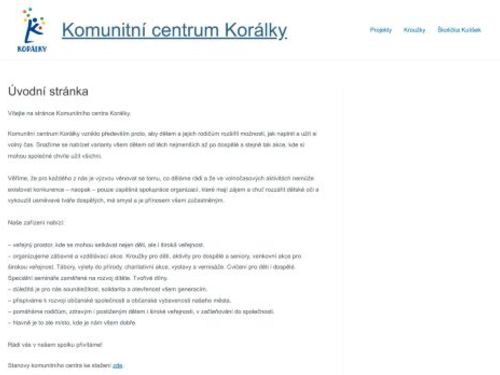 Komunitní centrum Korálky