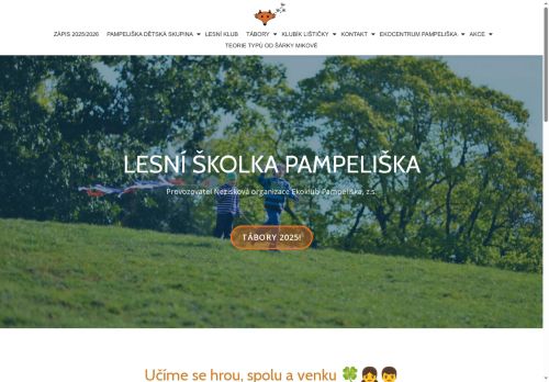 Zobrazit webové stránky Lesní klub Pampeliška