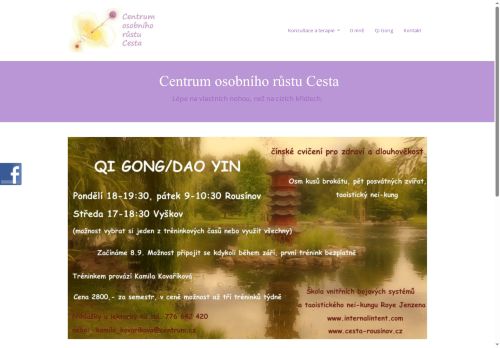 Zobrazit webové stránky Centrum osobního růstu Cesta