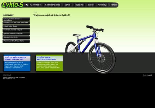 Zobrazit webové stránky Cyklo-S