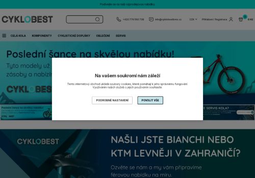 Zobrazit webové stránky CYKLO best