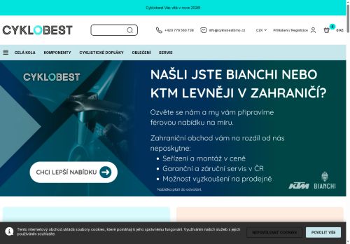 Zobrazit webové stránky CYKLO best