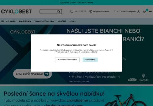 Zobrazit webové stránky CYKLO best