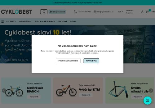 Zobrazit webové stránky CYKLO best