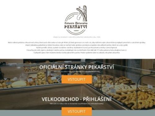 Antonín Halouzka – pekařství