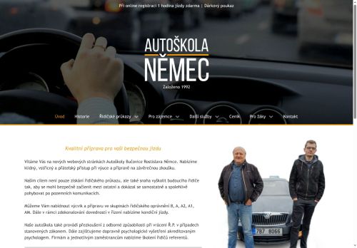 Zobrazit webové stránky Autoškola Rostislav Němec