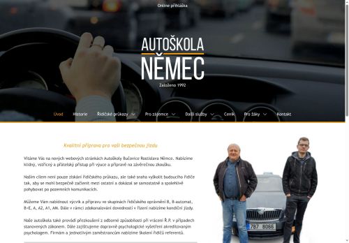 Zobrazit webové stránky Autoškola Rostislav Němec