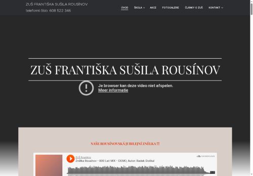 Zobrazit webové stránky Základní umělecká škola Františka Sušila