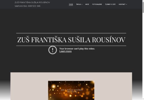 Zobrazit webové stránky Základní umělecká škola Františka Sušila