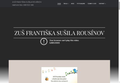 Zobrazit webové stránky Základní umělecká škola Františka Sušila